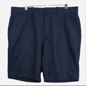 Original Penguin Men’s Performance Golf Shorts Navy MicroPrint Resort Ready 34🐧